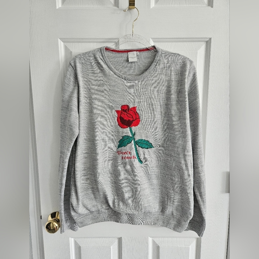 NWOT Skinnydip London X Disney Beauty & The Beast Rose Sweater/Jumper